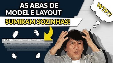 Abas do Model e Layout Sumiram!! O Que Fazer? - Série Dominando o AutoCAD 2020 #57