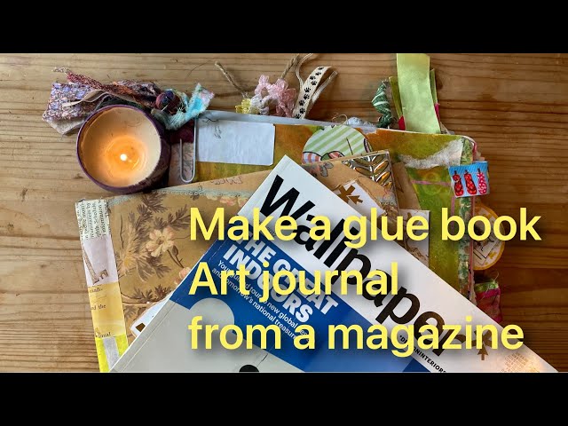 How To Make An Amazing Glue Book Journal · Artsy Fartsy Life