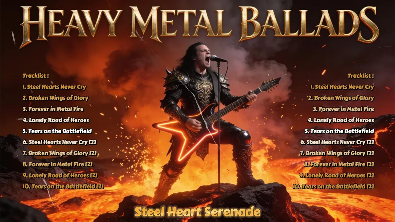 Epic Heavy Metal Ballads 2026 ⚡ Steel Heart Serenade | Powerful Guitar Playlist – Lover Song