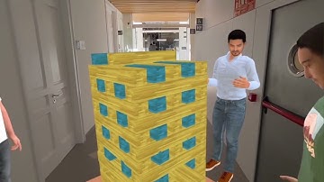 Jenga Game Demo - spatial coherence in XR
