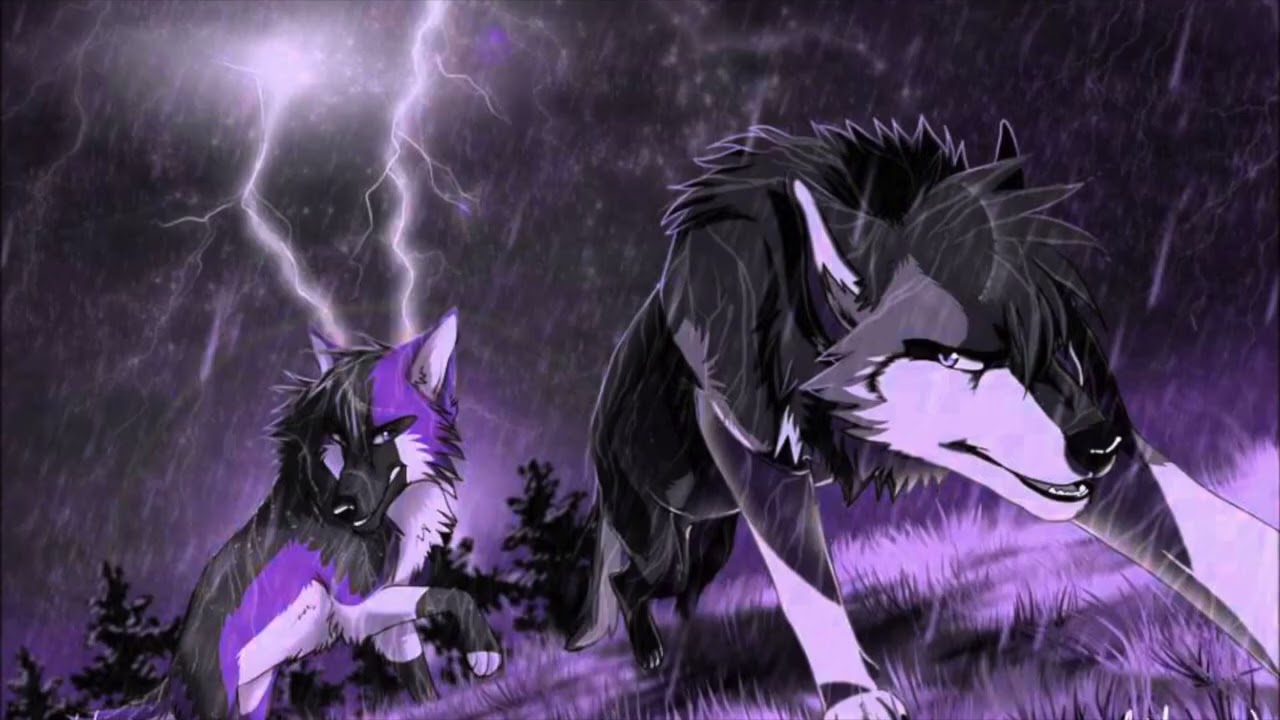 Commission- Custom Winged Purple Wolf! - Wood Splitter Lee Cross Originals™
