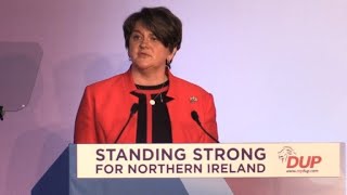 DUP's Foster: Brexit draft agreement fails May's key commitments