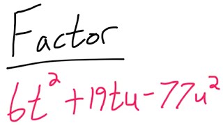 Factoring Difficult Trinomials (when a does not equal 1)