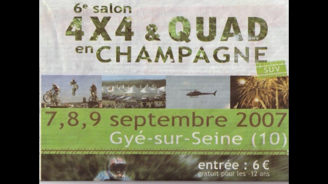 RYOBI SALON DU 4X4 GYE SUR SEINE SEPTEMBRE 2007 HD
