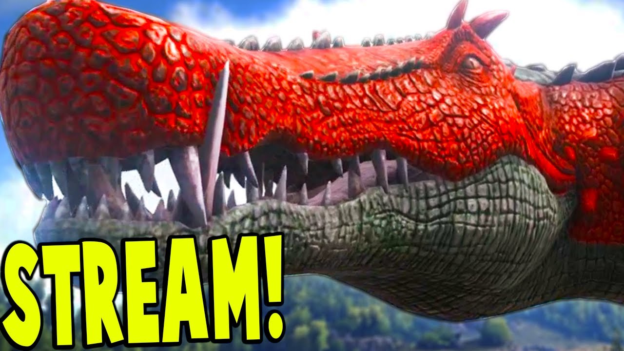 EATING OTHER PLAYERS PLAY AS DINO SERVER STREAM Ark Survival Evolved