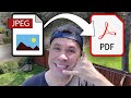 How To Convert JPG to PDF on Mobile for FREE (iPhone &amp; Android)