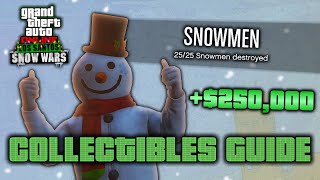 Snowmen collectibles event leaked ahead of launch in GTA Online