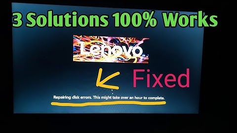 Repairing Disk Errors. This Might Take Over an Hour to Complete (Fixed) | Muneers Tech