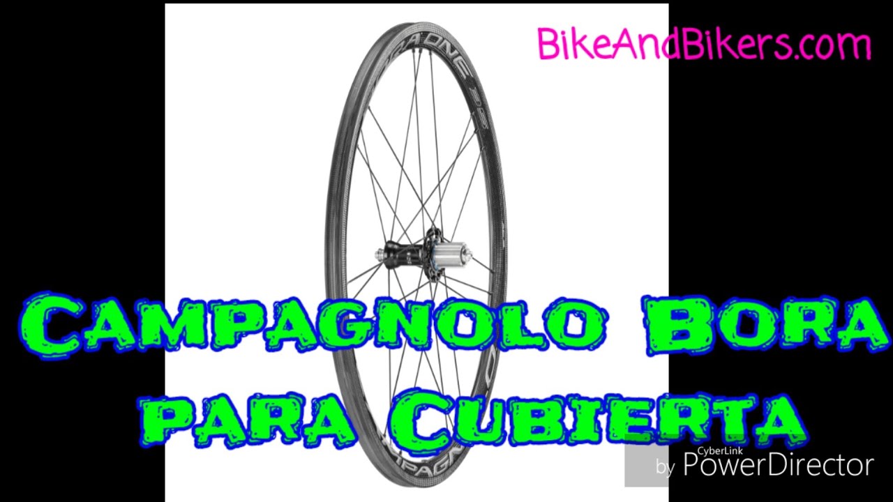 Ruédalas Campagnolo Bora para cubierta. Impresionante rueda, la Joya de cualquier corona.