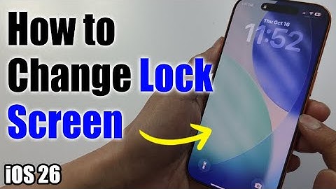 Hoe verander je het vergrendelscherm op de iPhone (iOS 26)