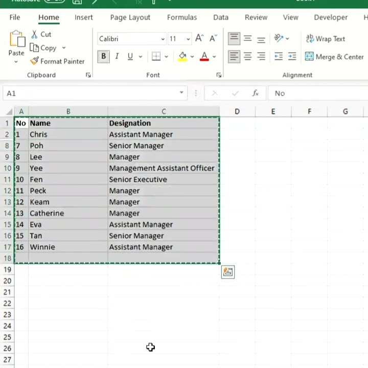 how-to-copy-cells-without-hidden-rows-youtube