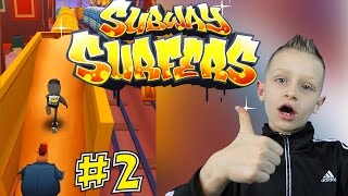Subway Surfers #2 - running from the police, and jumping over trains | KID GAMING on Android PHONE Subway Surfers #2 - running from the police, and jumping over trains | KID GAMING on Android PHONE
