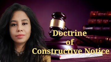 Doctrine of Constructive Notice | Corporate law | Reema Baruah (M.Com, LLB)