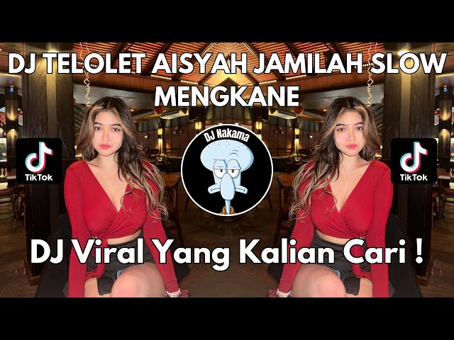 DJ TELOLET AISYAH JAMILAH SLOW MENGKANE VIRAL TIKTOK 2024 JEDAG JEDUG FULL BASS TERBARU class=