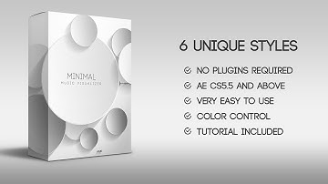 Minimal Music Visualizer Template After Effects