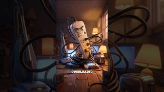 Power Overload: The Extension Cord’s Breaking Limit ⚡🔌#electricalsafety  #shorts
