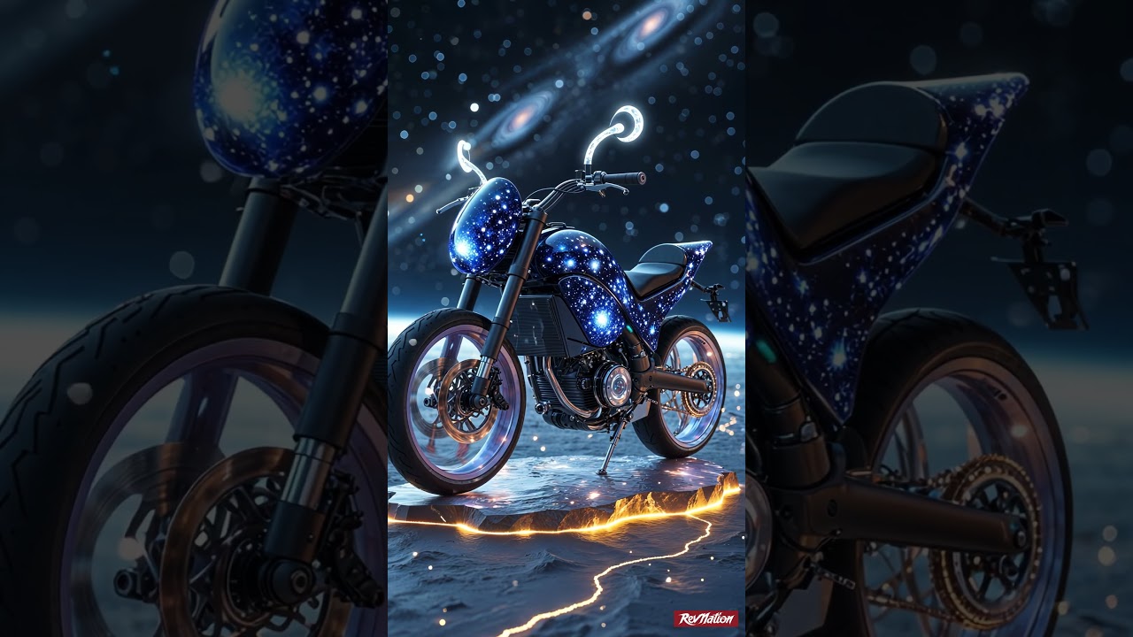 🚀 Cosmic Ride – The Galaxy-Inspired Motorcycle! | 