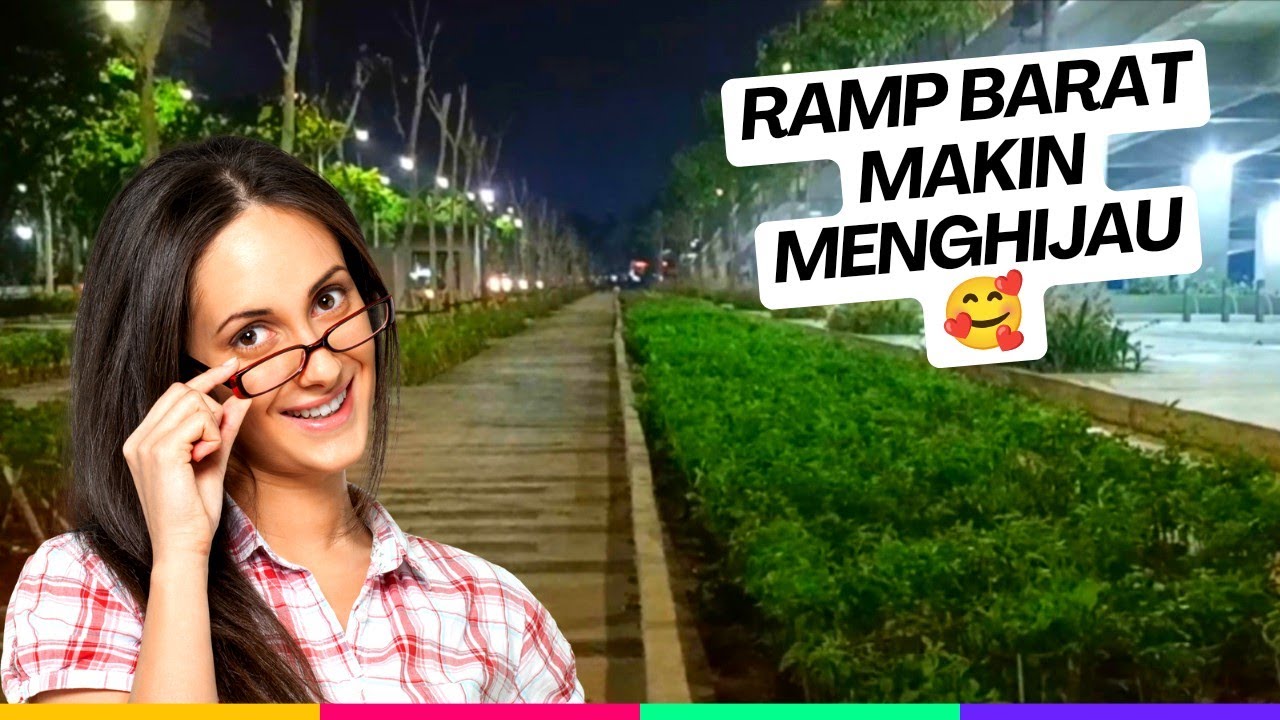 KEREN 🥰‼️ TROTOAR RAMP BARAT STADION JIS SEMAKIN MENGHIJAU DENGAN ...