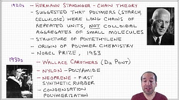 Introduction to Polymers - Lecture 1.4. - A brief history of polymers, part 2