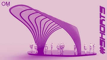 tween curves - grasshopper rhino#shorts