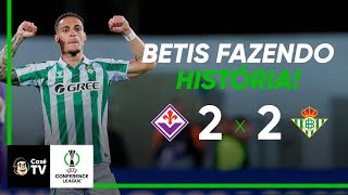 Thumbnail for MELHORES MOMENTOS: FIORENTINA 2 X 2 REAL BETIS| SEMIFINAL | JOGO DE VOLTA | UEFA CONFERENCE LEAGUE