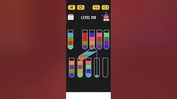 Water Sort - Color Puzzle Game level 108