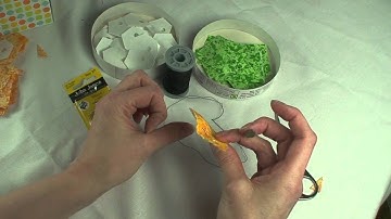 How to thread baste hexagons for English paper piecing