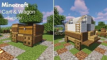 Minecraft: How to Build a Wagon | How to Build a Cart (Tutorial)