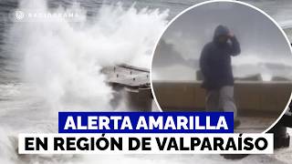 Yellow Alert in the Valparaíso Region due to high-intensity storm