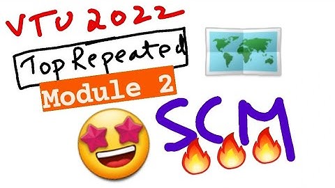 SCM M2 Super Repeated 💯🤩 Super Important [+PDF] 🎯🔥🔥🔥 6SEM CSE #vtu #2022 #SCM