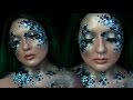 Avant Garde Mermaid Halloween Makeup Tutorial w/ RawBeautyKristi