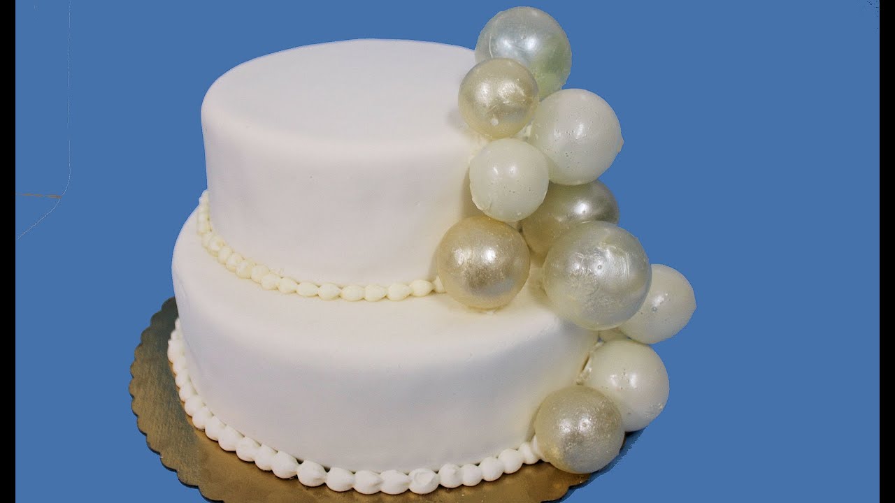 Cómo hacer pompas o burbujas de gelatina o grenetina para tartas de boda | Recetas para fiestas