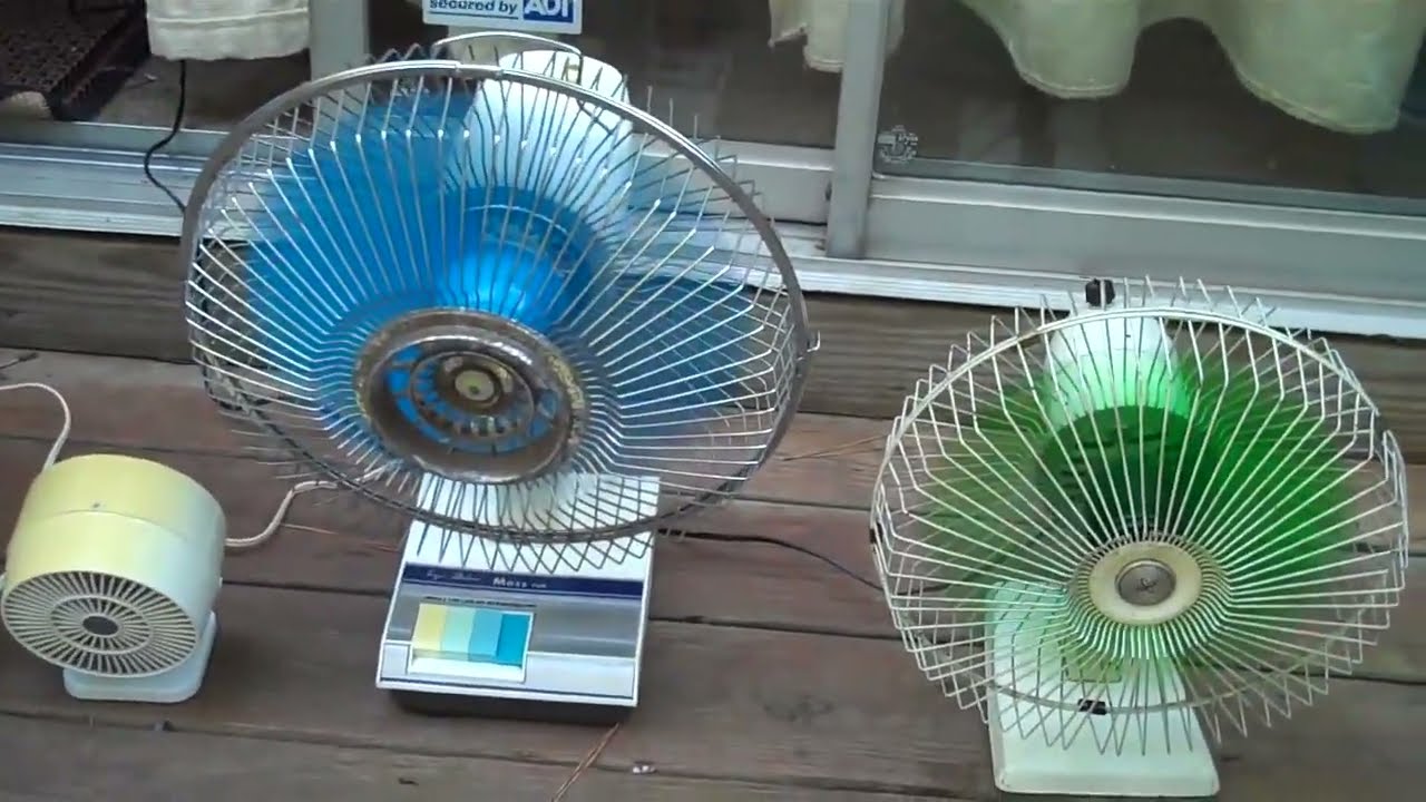 my vintage fan collection YouTube