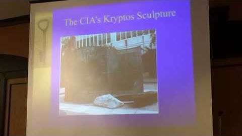 Famous Unsolved Codes: Information About the Kryptos Sculpture at the CIA | Dragon Con EFForums 2019