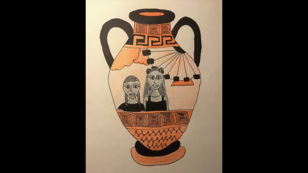 easy ancient greek pottery