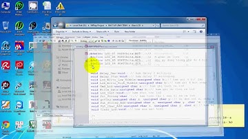 PIC18F4520   Giao tiếp LCD 4 bít cả 8 bit