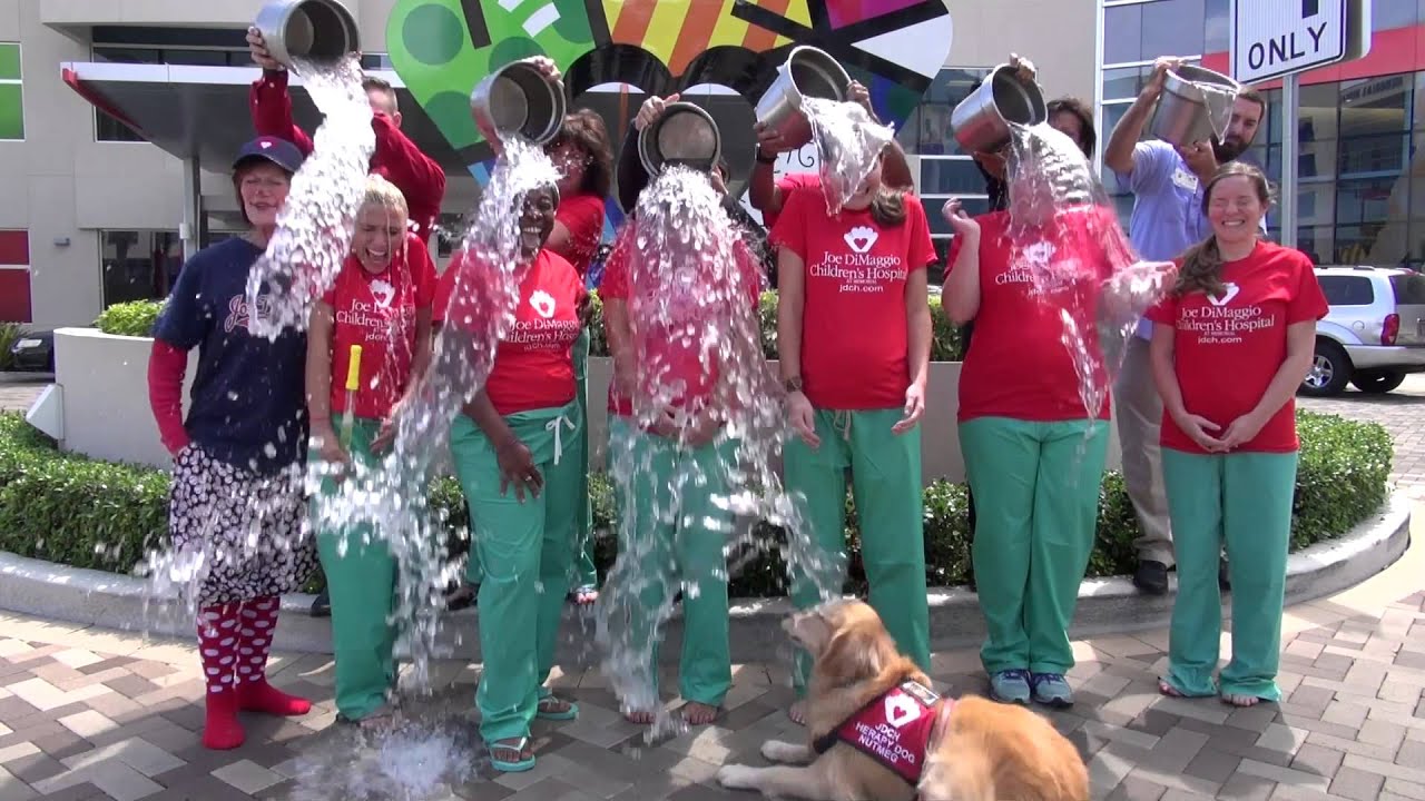 Child Life Team At Joe Dimaggio Children S Hospital Take On The Als Child Life Team At Joe Dimaggio Children S Hospital Take On The Als Ice Bucket Challenge