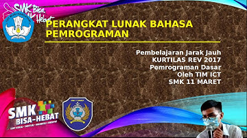 Pemrograman Dasar - Kelas X TKJ - Perangkat Lunak Bahasa Pemrograman (Part 1)