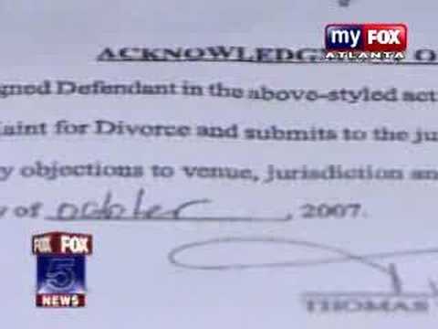 Thomas Weeks Counters FOR DIVORCE
