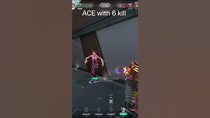 Ace with six (6) kills #valorant #valorant3k #winner #valorantclips #valorantc #1v5ace #gaming #jett