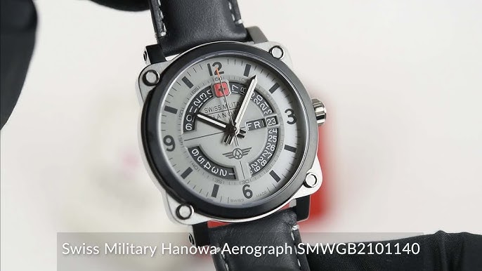 Swiss Military Hanowa Aerograph Night Vision SMWGB2101330 - YouTube