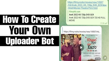 How To Make Url Uploader Bot In Telegram With Mobile
