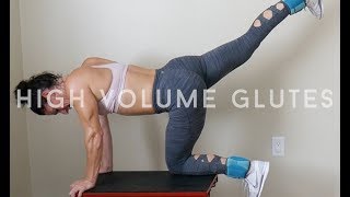 Heavy Volume Glute Lift With Squat Jumps