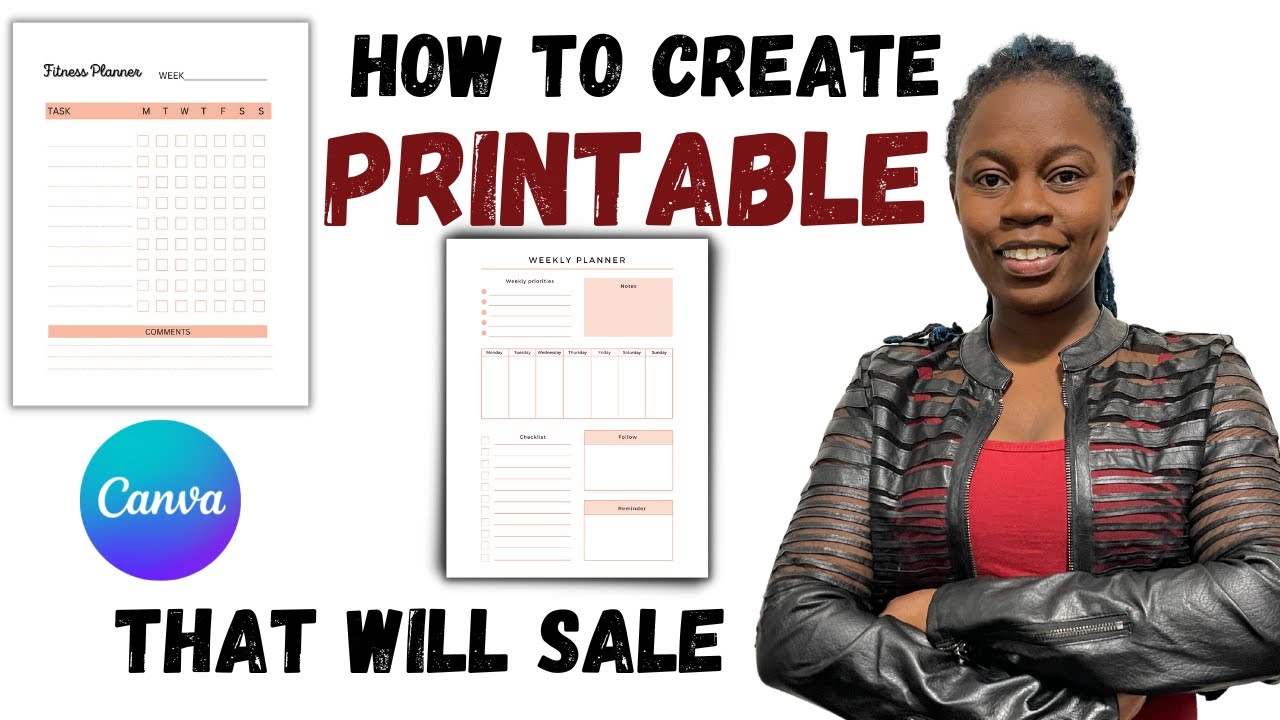 How To Create Printables In Canva To Sell On Etsy - YouTube