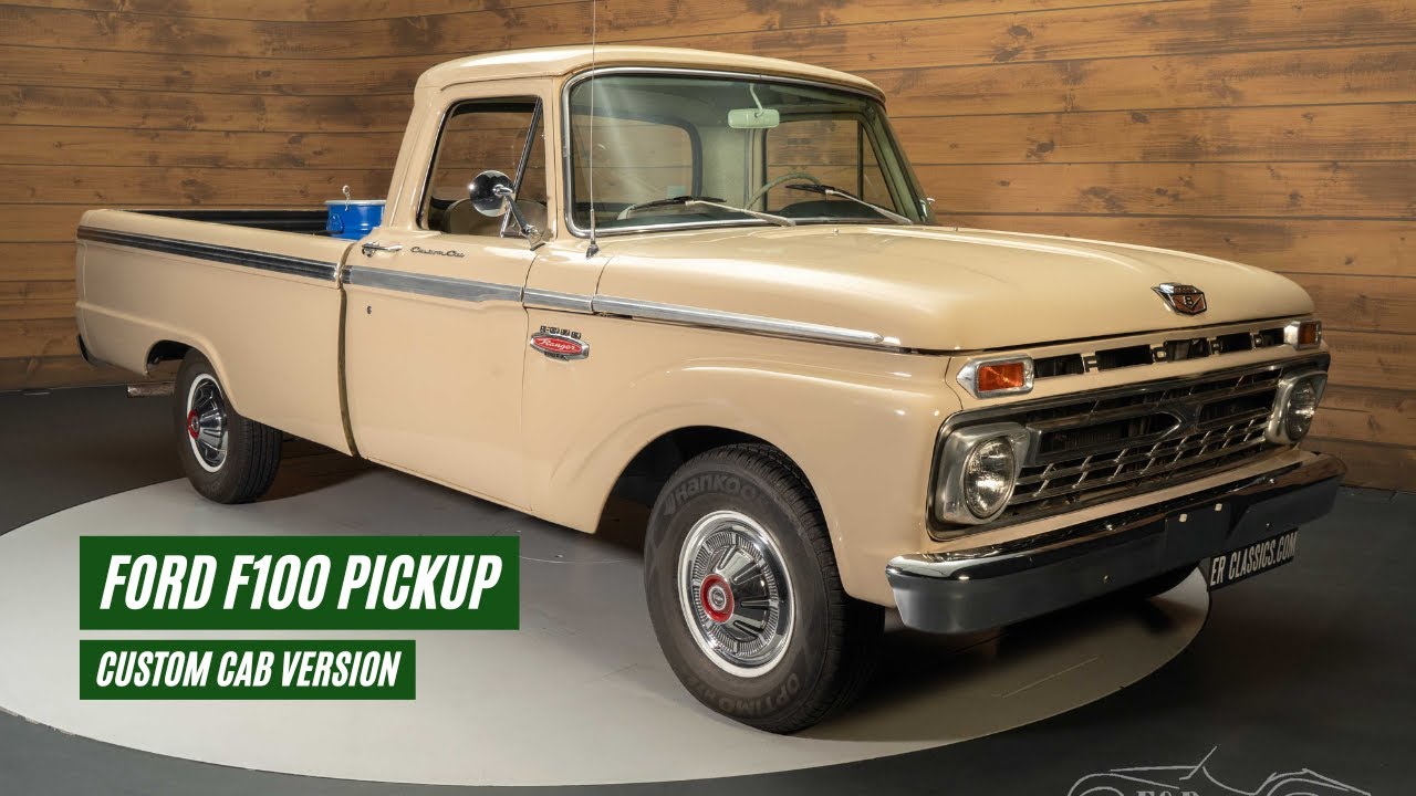 Ford F100 Custom Cab Pick Up | Good condition | 1966 -VIDEO- www