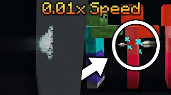 [3 yrs old vid] You can only see these in SLOW MOTION in Minecraft