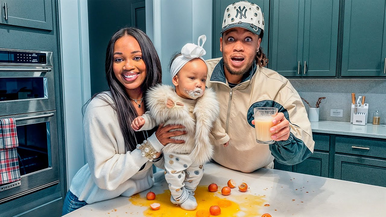 KENSLY TRIES EGGNOG FOR THE FIRST TIME!