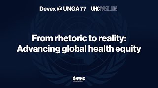 From rhetoric to reality: Advancing global health equity