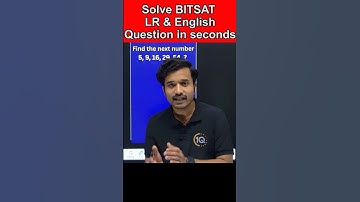 BITSAT LR English questions in Seconds🔥Short Tricks 😍 BITSAT PREPARATION | BITS PILANI #shorts
