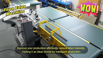 Automatic Tape Edge Machine Function Demonstration | Mattress Edge Sewing Made Easy